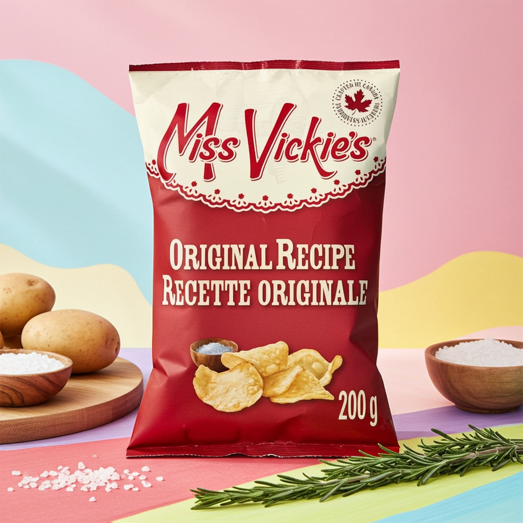 Miss Vickie's Croustilles Recette Originale Paquet de 10 (10 x 200 g)