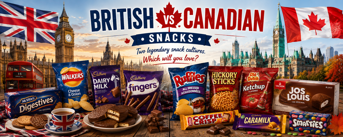 British vs Canadian Snacks: How Do Canadian Snacks Compare to British Favourites?