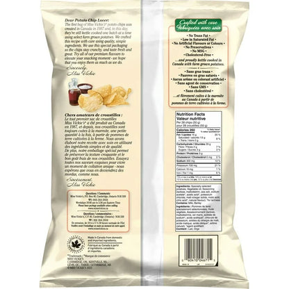 Miss Vickie's Croustilles Sel de mer et Vinaigre de malt Paquet de 10 (10 x 200 g)