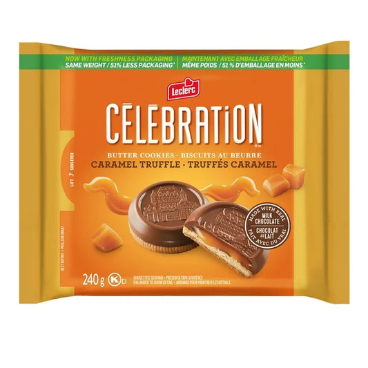 Biscuits truffes au caramel Leclerc Célébration (240g)