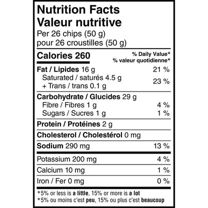 Pringles Chips Saveur Crème Sure et Oignon (156g)