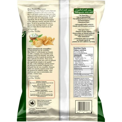 Croustilles Crème Sûre, Fines Herbes et Oignon Miss Vickie's 200 g