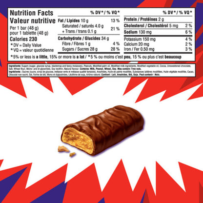 Barre de chocolat pleine grandeur Cadbury Crispy Crunch (48 g)