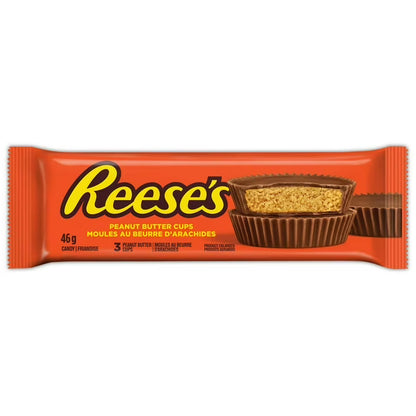 Reese's Peanut Butter Cups packaging on a white background