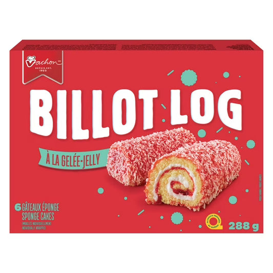 Gâteaux Vachon Billet Log fourrés à la gelée, paquet de 6, 288 g