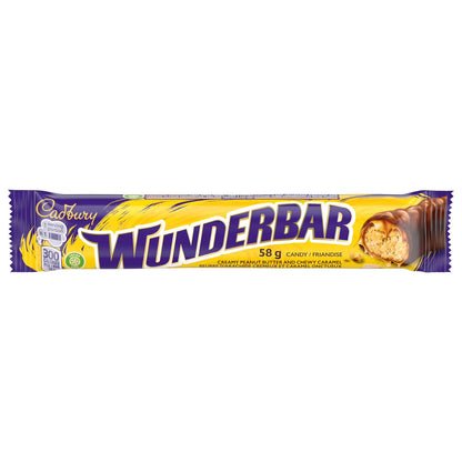 Cadbury Wunderbar candy bar packaging on a white background