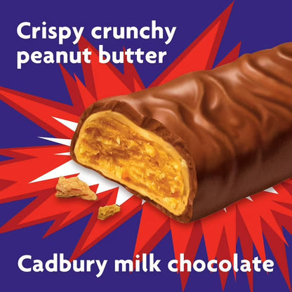 Barre de chocolat pleine grandeur Cadbury Crispy Crunch (48 g)