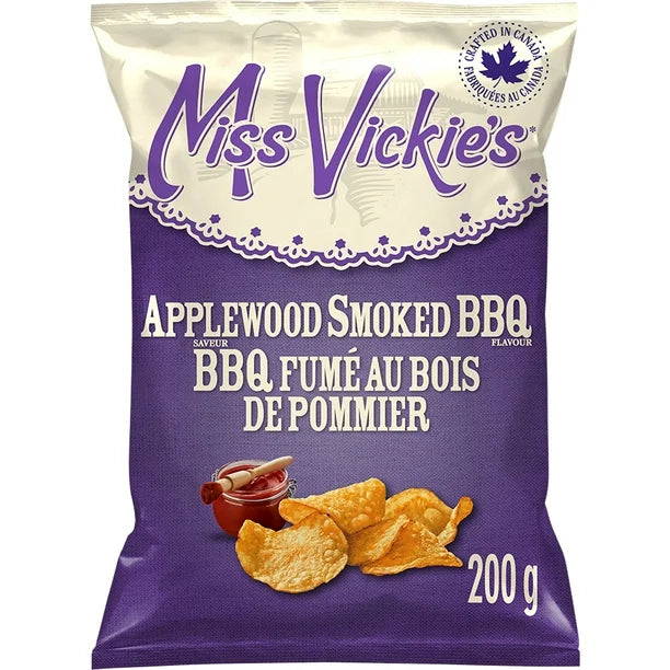 Miss Vickie's Croustilles saveur barbecue fumé au bois de pommier 200 g
