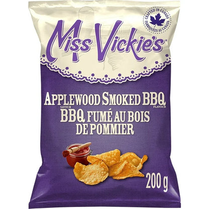 Miss Vickie's Croustilles saveur barbecue fumé au bois de pommier 200 g