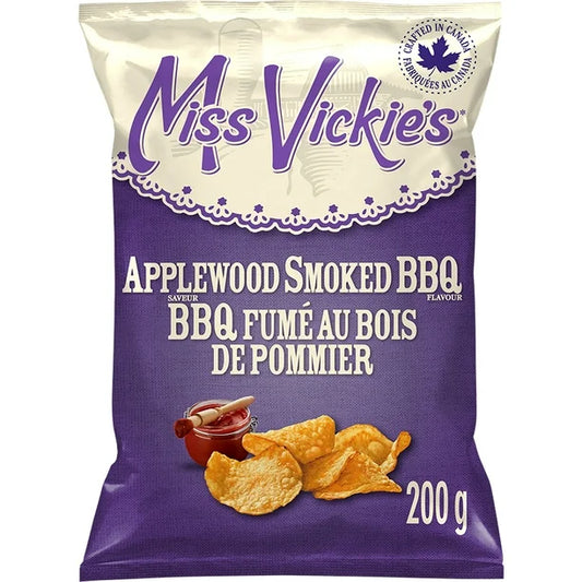 Miss Vickie's Croustilles saveur barbecue fumé au bois de pommier 200 g