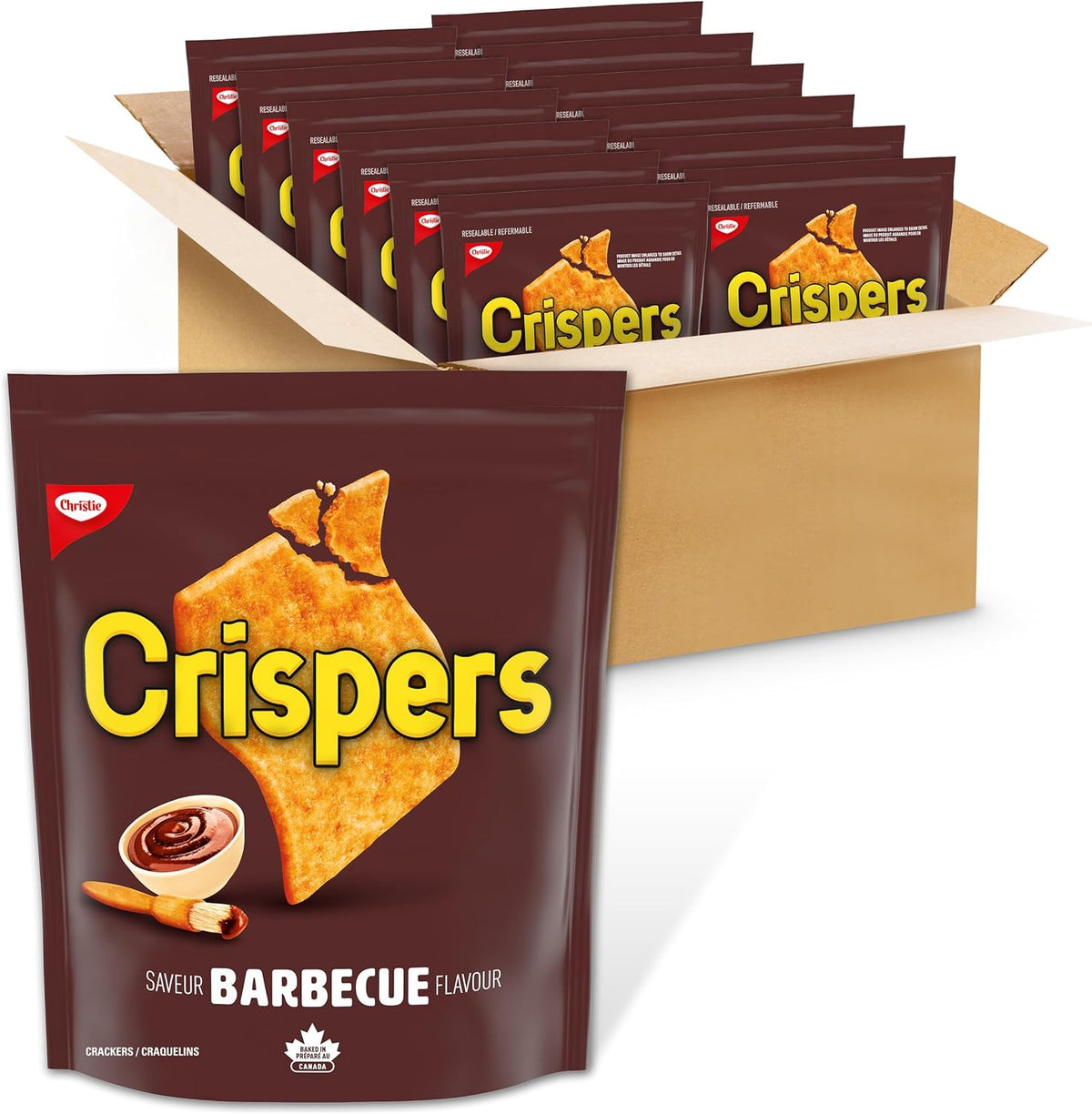 Craquelins saveur barbecue 12 paquets (12 x 145 g)