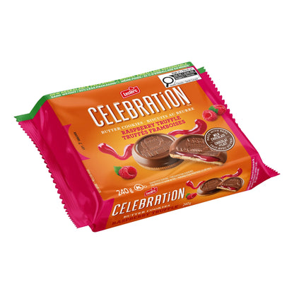 Biscuits au Chocolat au Lait et Framboise Célébration Leclerc (240G)