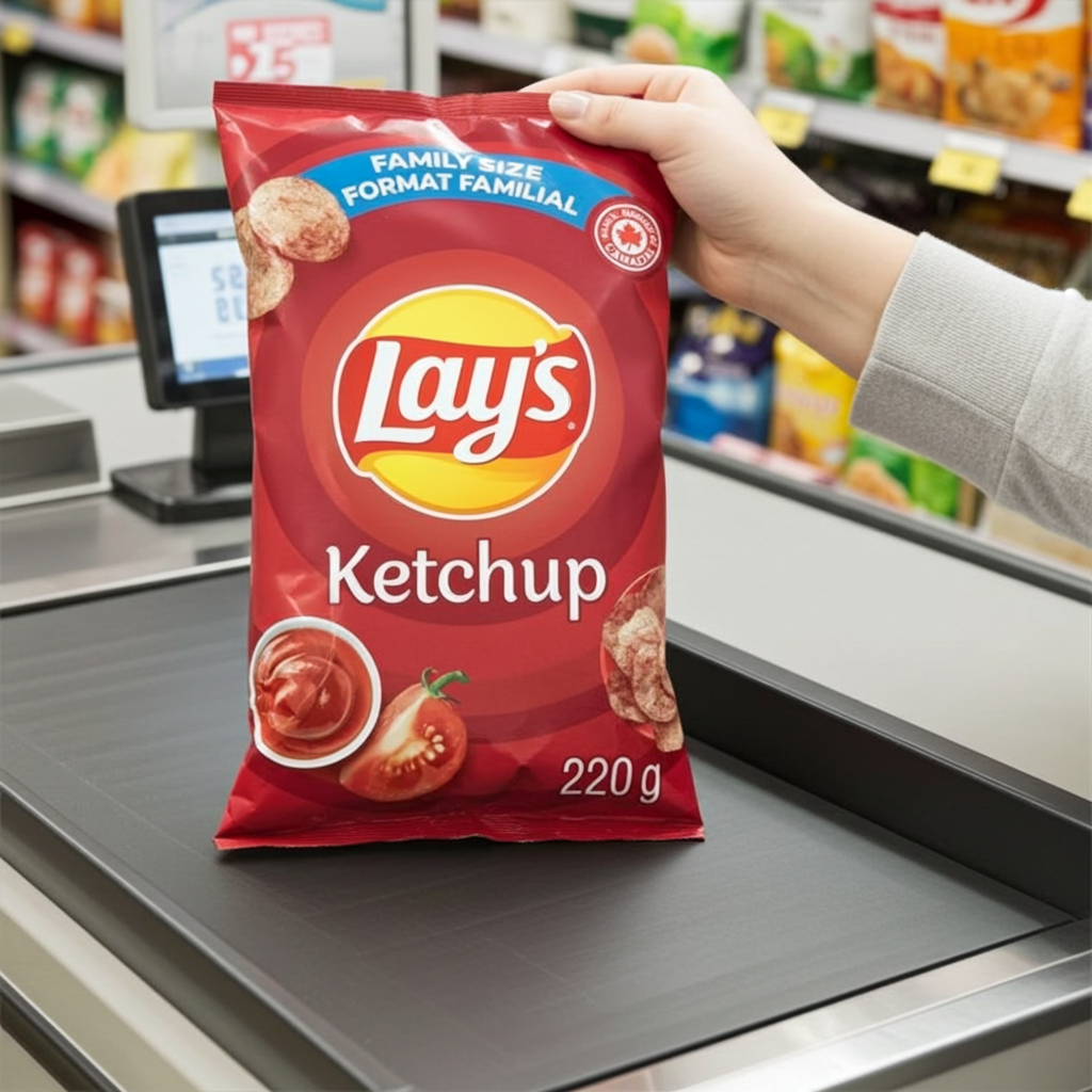 Croustilles saveur ketchup Lay's 220 g
