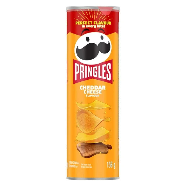 Chips de pommes de terre au cheddar Pringles (156g)