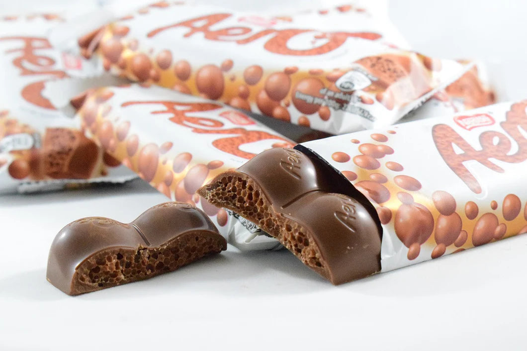Tablette de chocolat au lait Nestlé Aero, paquet de 48 (48 x 42g)