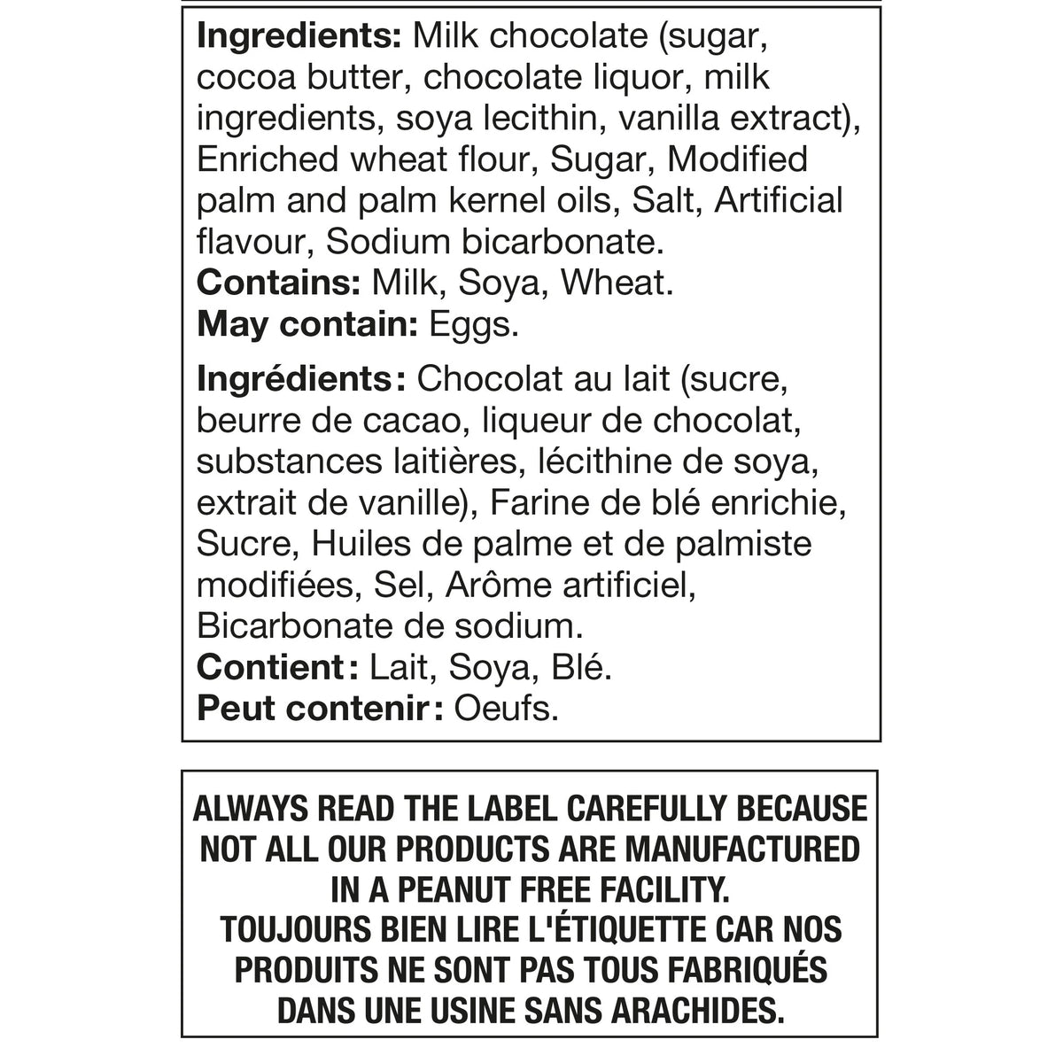 Biscuits aux doigts au chocolat au lait Leclerc Célébration (240 g)