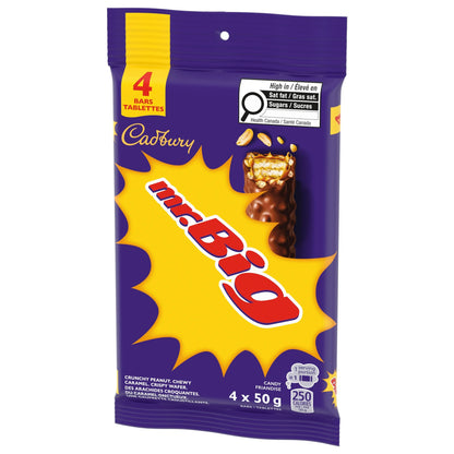 Lot de 4 barres de chocolat Cadbury Mr Big (4 x 50 g)