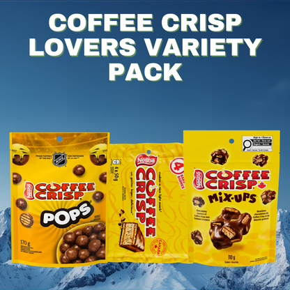 Paquet varié Coffee Crisp pour les amateurs (450 g / 1 lb)