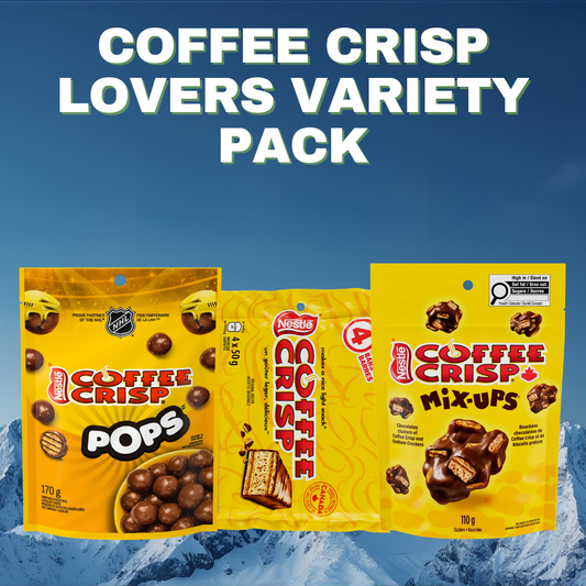 Paquet varié Coffee Crisp pour les amateurs (450 g / 1 lb)