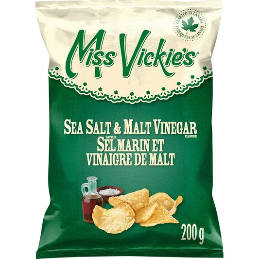 Croustilles Miss Vickie's Sel marin et vinaigre de malt 200 g
