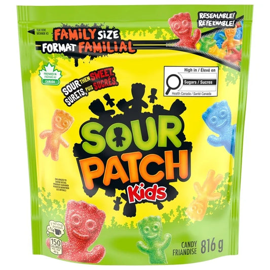Bonbons Gélifiés Sour Patch Kids Original Format Familial (816g)