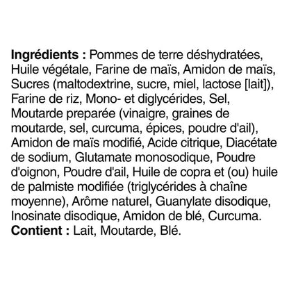Tuiles de pommes de terre Pringles Miel et Moutarde (156 g)